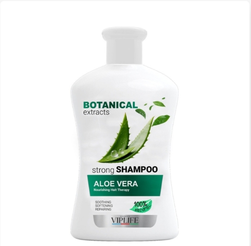 VIPLIFE Botanical Extracts Aloe Vera Şampun Aloe Vera ekstraktı ilə 225 ml resmi