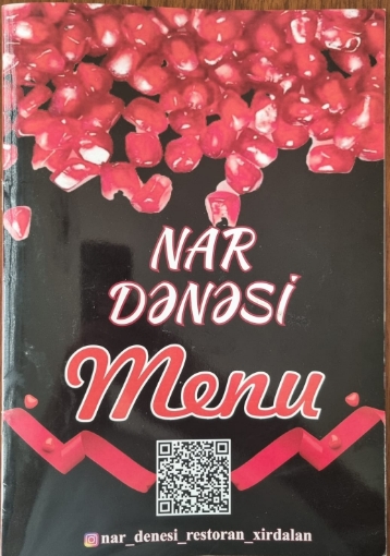 Nar Dənəsi Restoran Menu şəkil